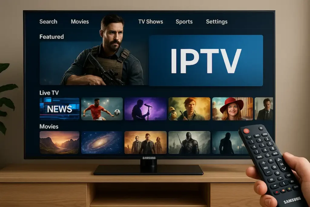 Melhor aplicativo IPTV para TV Samsung